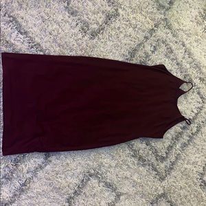 XL Maroon dress